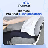Ultimate Pro Seat & Back Cushion Combo
