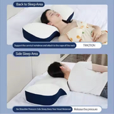 Modern Memory Foam Pillow High-Low Partition