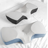 Modern Memory Foam Pillow High-Low Partition