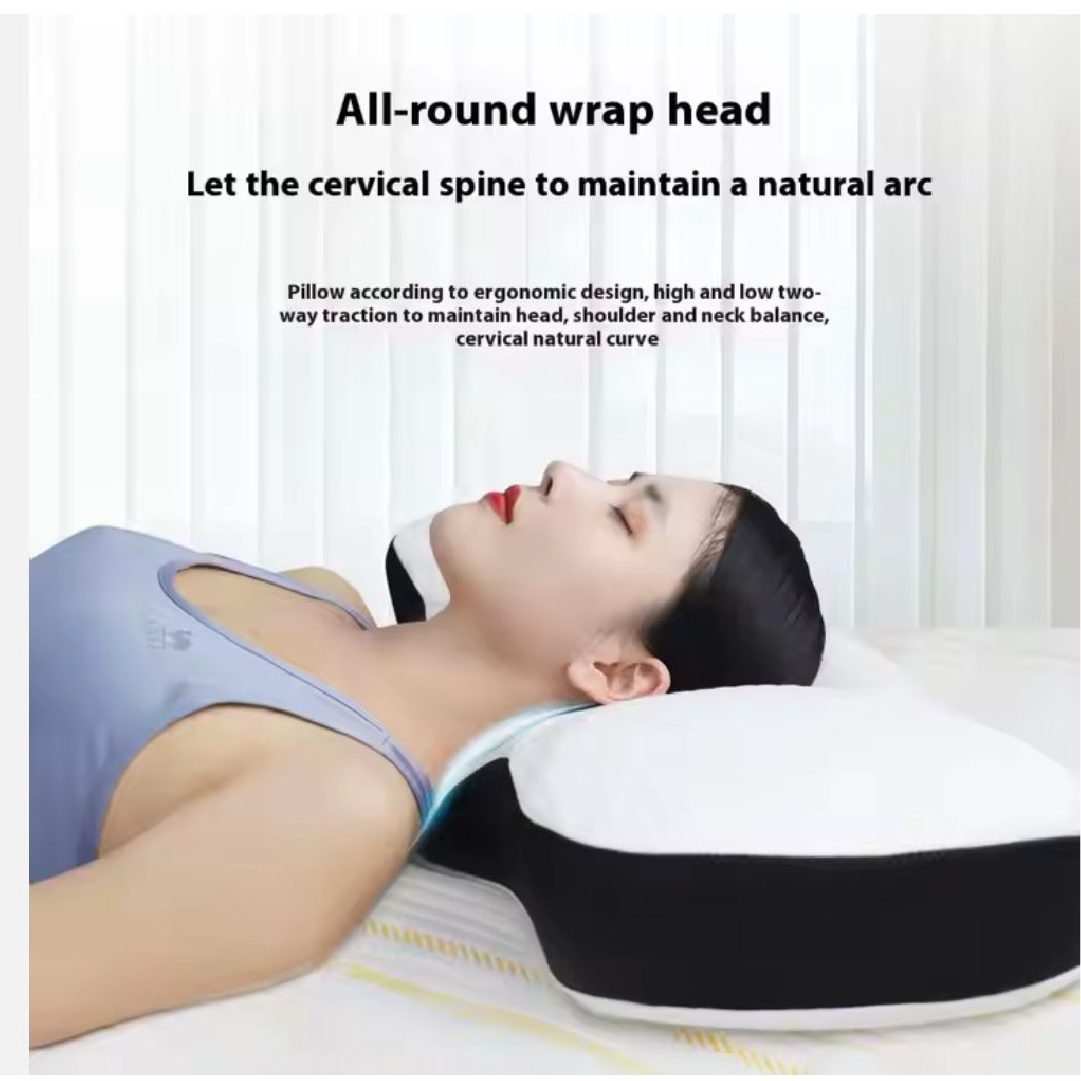 Modern Memory Foam Pillow High-Low Partition